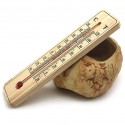 Termometro da muro in legno interno esterno Misura Temperatura C° F° Parete 40cm