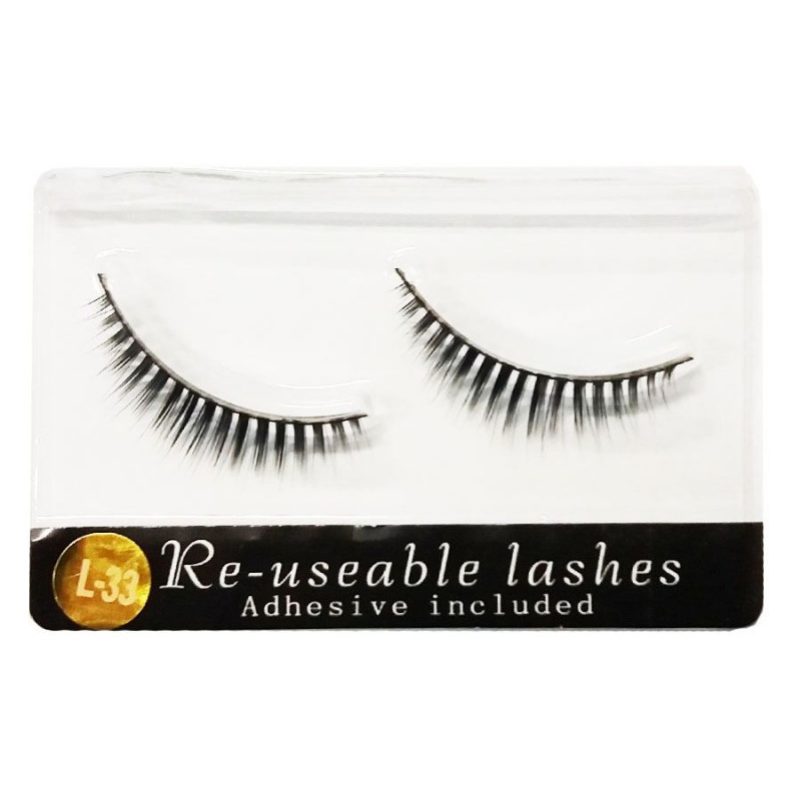 Ciglia finte assortite riutilizzabili riutilizzabili adesivo incluso trucco moda
