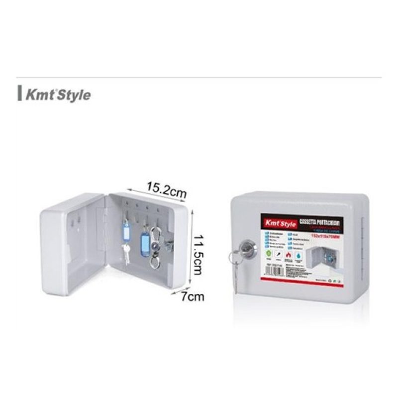 Kmt Style Cassetta Porta Chiavi Portachiavi Bacheca In Ferro Con Se...