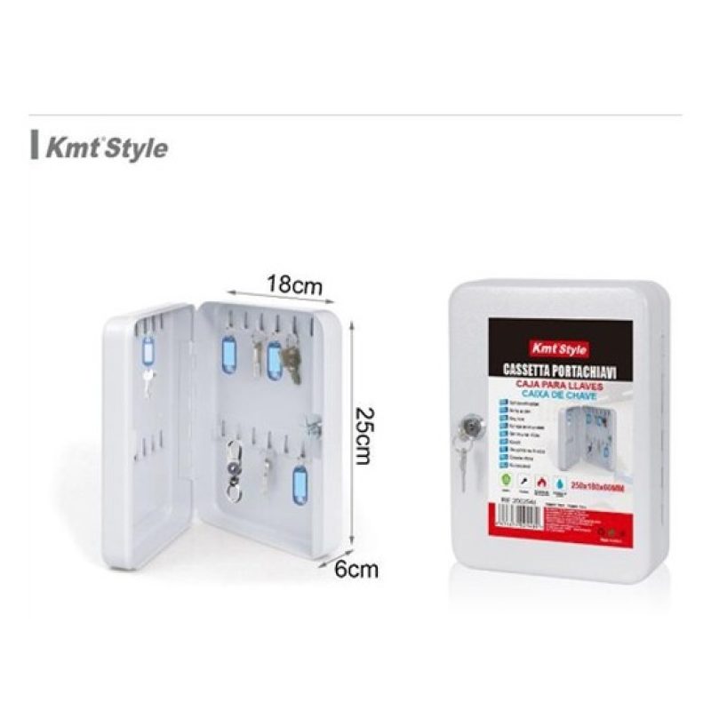 Kmt Style Cassetta Porta Chiavi Portachiavi Bacheca In Ferro Con Se...