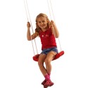 Seggiolino per Altalena con corde tavoletta in plastica Adriatic bambini rossa