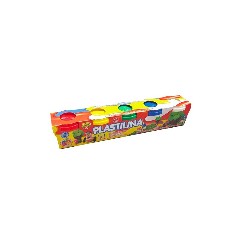 Plastilina Modellante Kit da 5 Pezzi Pasta Plastichina Play Dough con Accessori