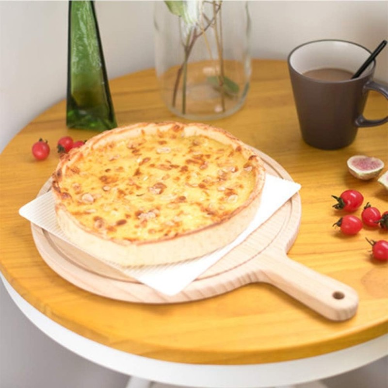Kmt Style Tagliere piatto tondo 24cm in legno bamboo naturale antip...