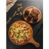 Kmt Style Tagliere piatto tondo 24cm in legno bamboo naturale antip...
