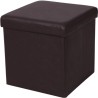 Kmt Style Pouf puff contenitore quadrato in PVC panca baule 38x38x3...