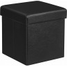 Kmt Style Pouf puff contenitore quadrato in PVC panca baule 31x31x3...