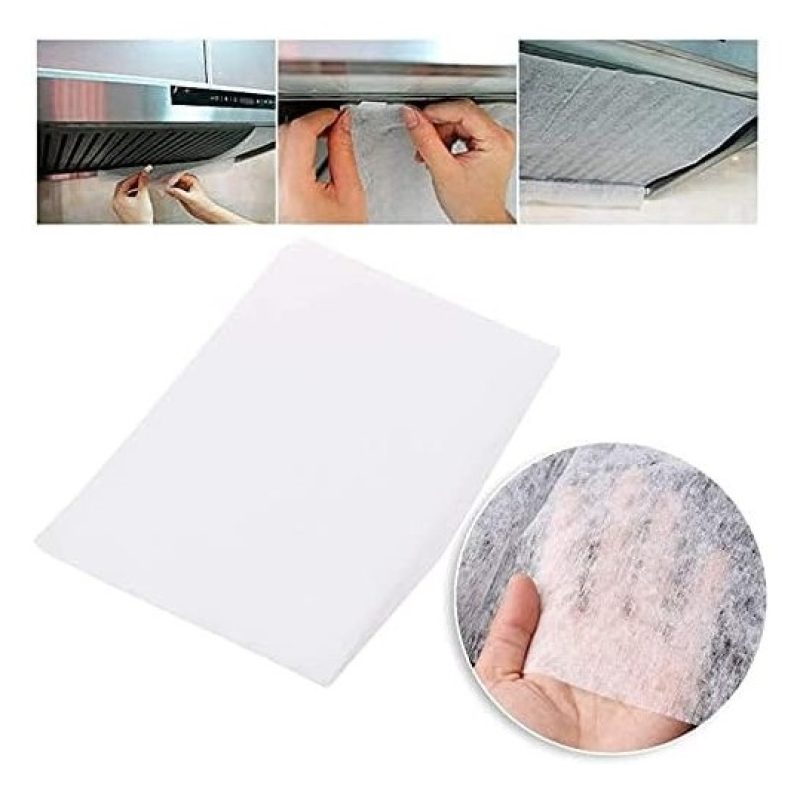 IRGE Panno filtro cappa aspirante 3PZ cucina antigrasso 80x40cm uni...