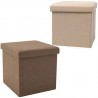 Kmt Style Pouf puff contenitore poggiapiedi seduta in TNT panca bau...