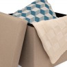 Kmt Style Pouf puff contenitore poggiapiedi in TNT seduta panca bau...