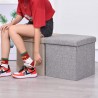 Kmt Style Pouf puff contenitore poggiapiedi in TNT seduta panca bau...