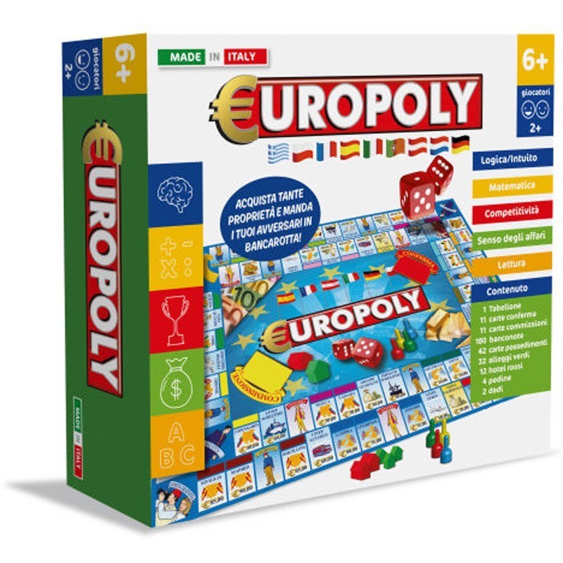 Giaquinto Europoly Gioco Da Tavolo Giocattolo Gioco Bambini società...