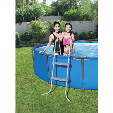 Bestway Scaletta per piscina fuoriterra piscina Sicurezza 2 Gradini 84 cm 58430