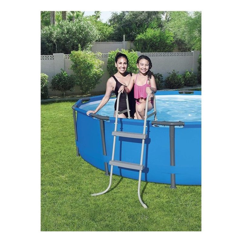 Bestway Scaletta per piscina fuoriterra piscina Sicurezza 2 Gradini...