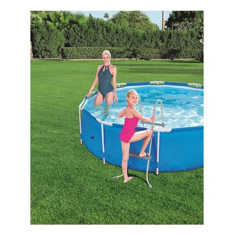 Bestway Scaletta per piscina fuoriterra piscina Sicurezza 2 Gradini...