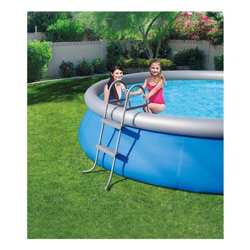 Bestway Scaletta per piscina fuoriterra piscina Sicurezza 2 Gradini...