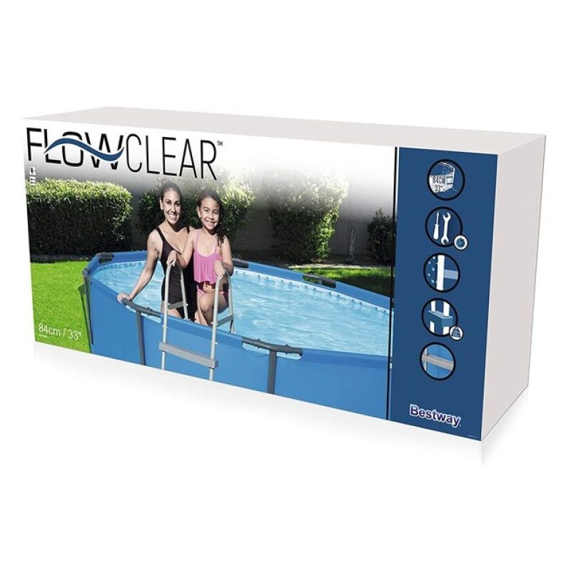 Bestway Scaletta per piscina fuoriterra piscina Sicurezza 2 Gradini...
