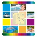 Kit Riparazione BESTWAY Piscina Sott'acqua 30 PZ Toppe Adesive Piscine Universale