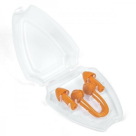 3 Kit Tappi Orecchie Clip Naso Silicone nuoto Piscina stringinaso Mare Bestway
