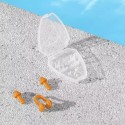 3 Kit Tappi Orecchie Clip Naso Silicone nuoto Piscina stringinaso Mare Bestway