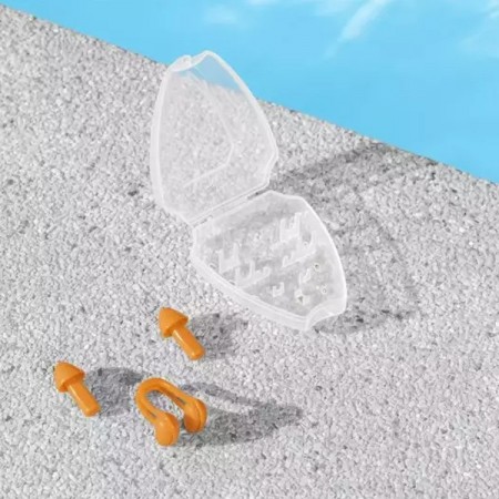 3 Kit Tappi Orecchie Clip Naso Silicone nuoto Piscina stringinaso Mare Bestway