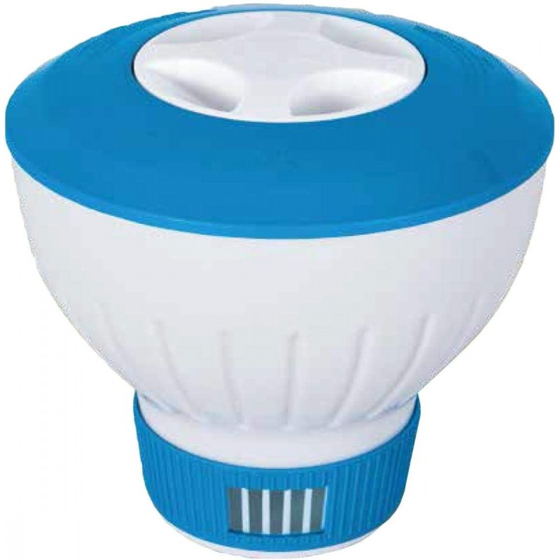 Dispenser skimmer galleggiante cloro piscina piscine pastiglie 200 gr dosatore