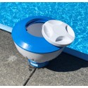 Dispenser skimmer galleggiante cloro piscina piscine pastiglie 200 gr dosatore