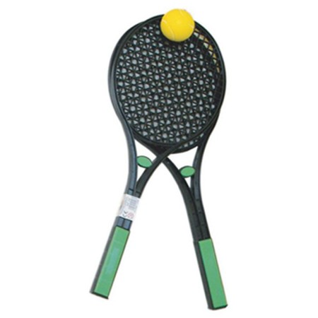 Set Tennis coppia racchetta pallina bambini adulti racchette colorate 2 players