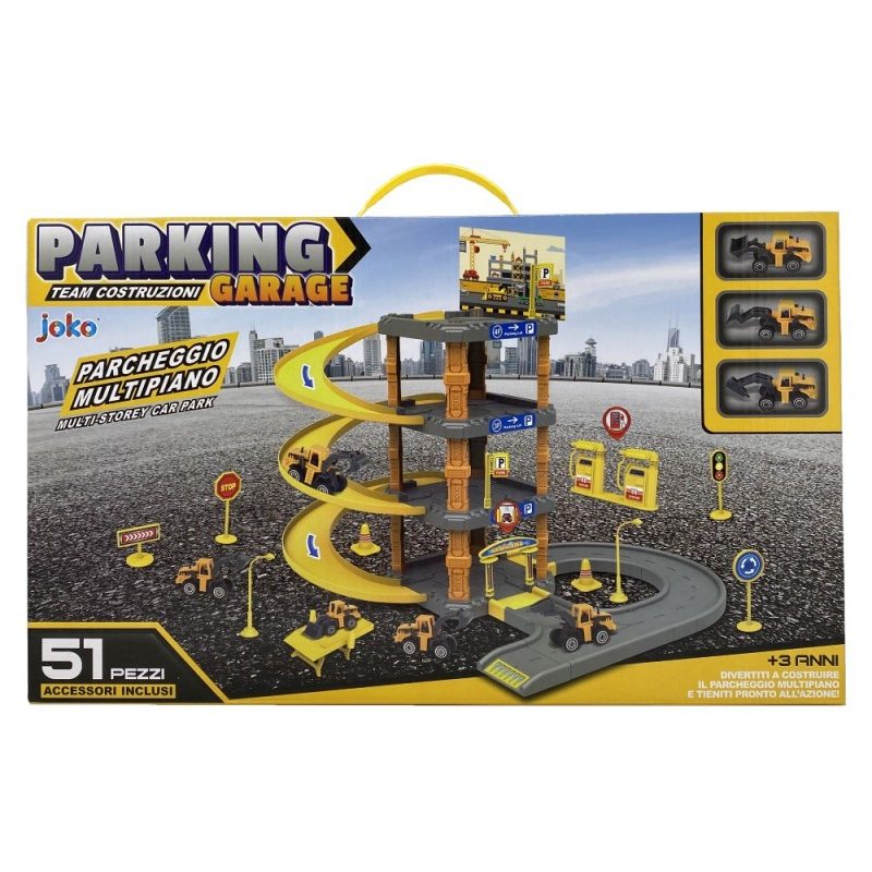 Joko Mega Parcheggio gioco 4 piani garage pista macchinine per bamb...