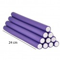 Set bigodini per capelli ricci flessibili in spugna colorati acconciatura mossi