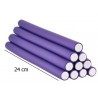 Set bigodini per capelli ricci flessibili in spugna colorati acconciatura mossi