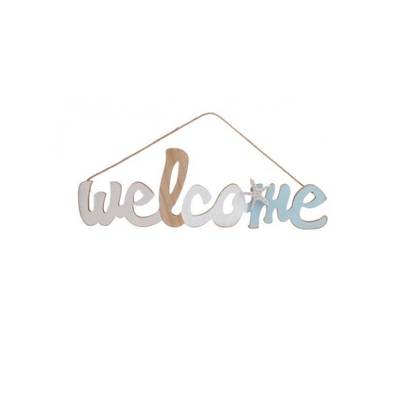 Cartello Welcome Decorativa Da Parete In MDF Decorazione Casa Arredamento Mare