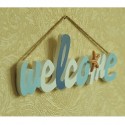 Cartello Welcome Decorativa Da Parete In MDF Decorazione Casa Arredamento Mare