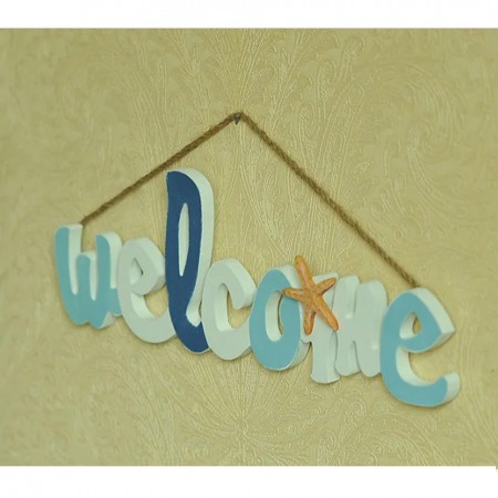 Cartello Welcome Decorativa Da Parete In MDF Decorazione Casa Arredamento Mare
