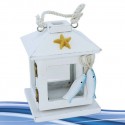  Lanterna Mare In Legno Decorazione Casa Ufficio Sea Style 12x9 cm marina
