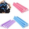Set bigodini per capelli ricci flessibili in spugna colorati acconciatura mossi