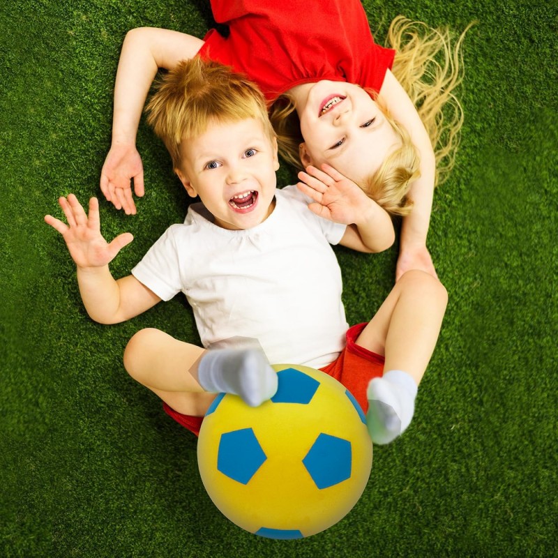 Mondo Palla In Spugna 20 Cm Giocare Pallone Morbido Bambini Diverti...