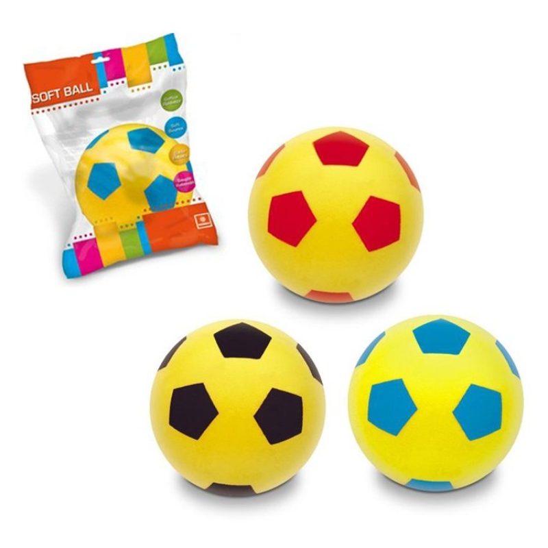 Mondo Palla In Spugna 20 Cm Giocare Pallone Morbido Bambini Diverti...
