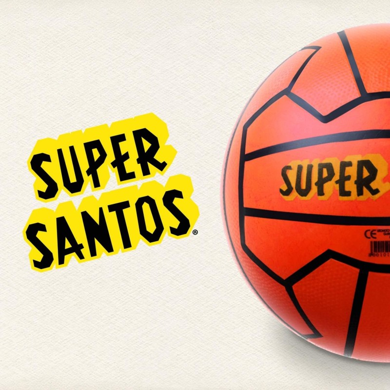 Mondo Pallone Mondo 6 Pz Super Santos 23cm Calcio Divertimento Bamb...