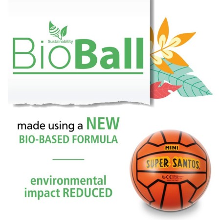 Pallone Mondo 6 Pz Mini Super Santos 14cm Divertimento Bambini Leggero basket