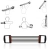 Kmt Style Attrezzo fitness estensore a 5 molle per sport palestra m...