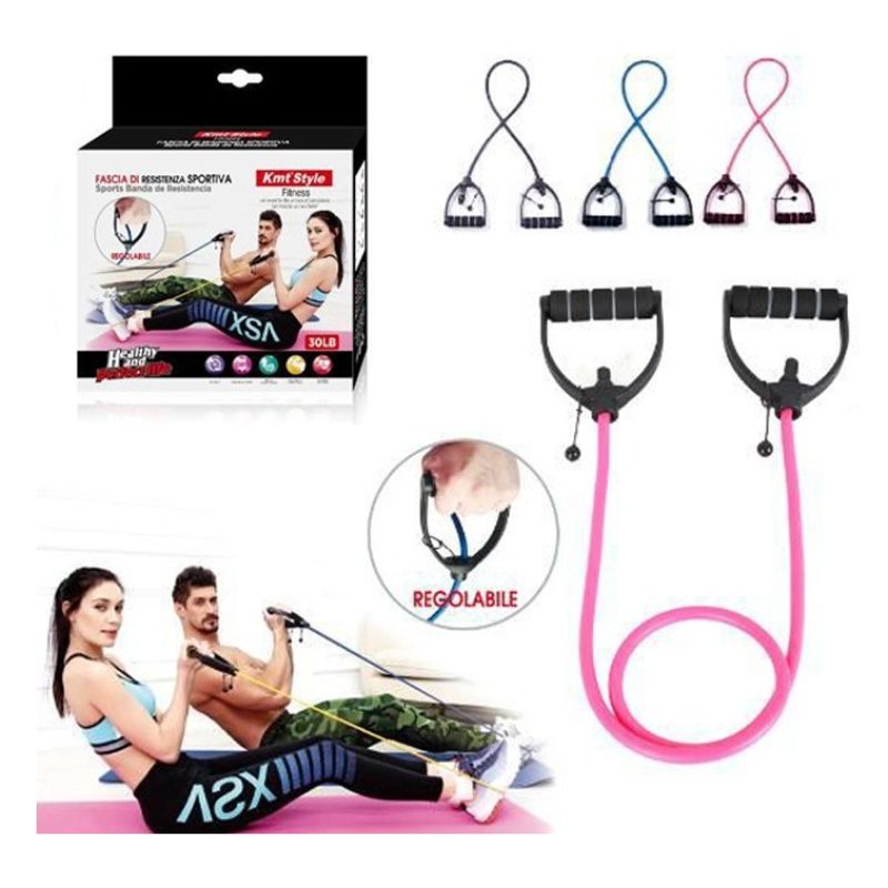 Kmt Style Elastici Fitness Banda Elastica di Resistenza Allenamento...