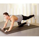 Elastici Fitness Banda Elastica di Resistenza Allenamento Fascia 30lb regolabile