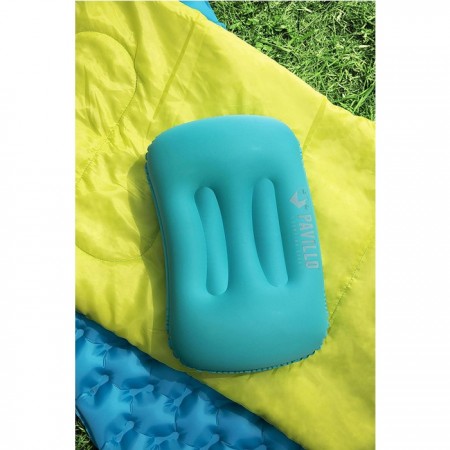 Bestway Cuscino gonfiabile floccato viaggio mare campeggio 47x31x15cm Pavillo