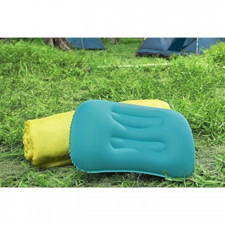 Bestway Cuscino gonfiabile floccato viaggio mare campeggio 47x31x15cm Pavillo