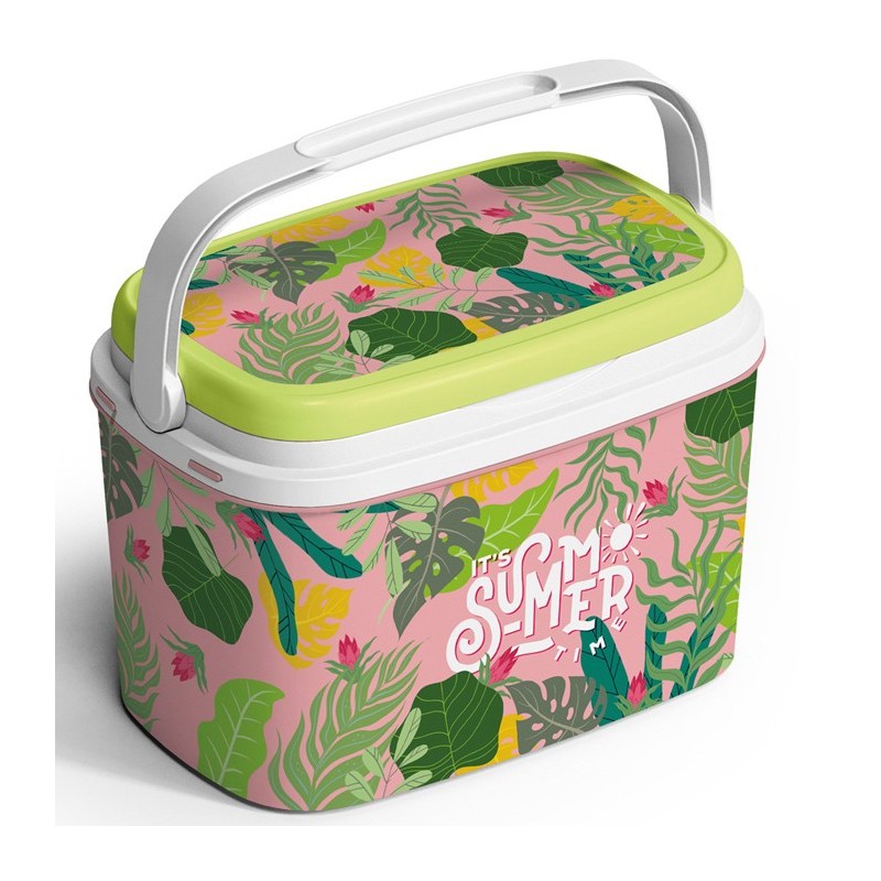 Frigo passivo in plastica antigraffio da 6lt portatile azzurro spiaggia outdoor 