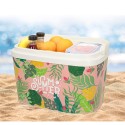 Frigo passivo in plastica antigraffio da 6lt portatile azzurro spiaggia outdoor 