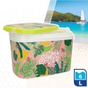 Frigo passivo in plastica antigraffio da 6lt portatile azzurro spiaggia outdoor 