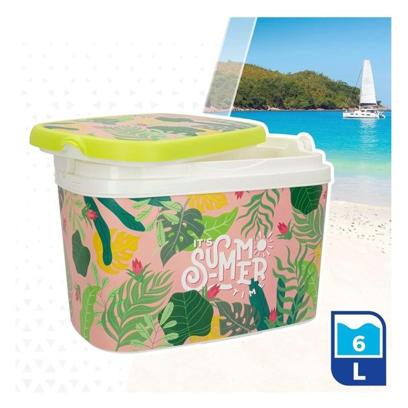 Adriatic Frigo passivo in plastica antigraffio da 6lt portatile azz...