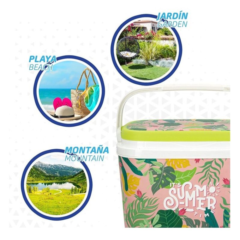 Adriatic Frigo passivo in plastica antigraffio da 6lt portatile azz...