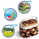 Frigo passivo frigorifero termico 6lt portatile in plastica rigido antigraffio